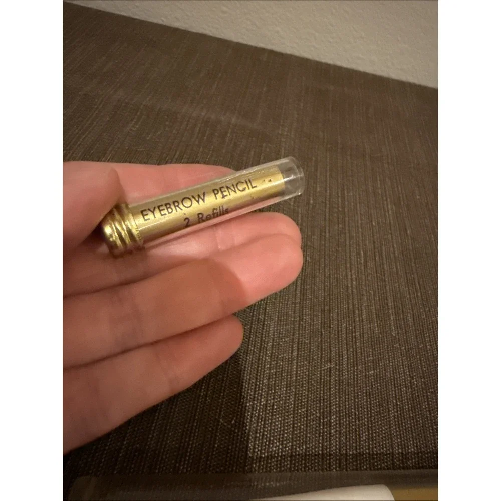 VINTAGE COTY  EYEBROW PENCIL REFILL BLACK And‎ Makeup Brush